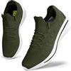 Giniros Scarpe Donna Sneakers da Ginnastica Running Corsa Camminata Tennis | Mesh Traspirante, Slip-On Con Lacci, Memory Foam, Suola EVA Antiscivolo, Leggera, Lavoro, Viaggio, Sport, Camminata