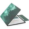 MoKo Custodia Magnetica per Kindle Scribe 11" (3a Gen), Foresta Verde | e Kindle Scribe Colorsoft (1a Generazione) - Copertina in PU premium sottile con astuccio penna e Auto Sonno/Sveglia