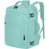 ENZOSUM Zaino per Ryanair 40x20x25 Bagaglio a Mano 40x30x20 | Zaini Casual Donna per Wizzair 14 Pollici Zaino Porta PC per Scuola Lavoro,Verde