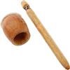 Generisch Non-slip Grips for Drums - Tamburelli in legno | tamburo Mallet Frog Caller | Drum Mallet Drum Stick Bass Percussion Sticks Strumento Band accessorio per tamburi rullanti