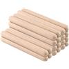 FUNSUEI 20 Pezzi Bastoncini per Ritmo in Legno di Faggio, 20 x 2 cm, Strumento a Percussione, 10 Paia Claves Naturali per Bande e Lezioni Musicali