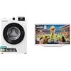 Hisense - Lavatrice Slim WF1G6021BW, 6 kg, Classe B, Motore Inverter + Smart TV QLED 43 4K Dèco TV 43S5Q, Dolby Atmos, HDR10