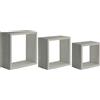 - Mensola in legno Incubo 35x35x15,5 cm rovere grigio