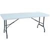 - Tavolo set birreria Taloga in acciaio e plastica 180x75x74 cm