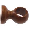 Altro Supporto bastone tenda monoblocco chiuso ciliegio Ø 28 mm