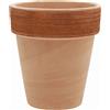 - Vaso per piante in terracotta alto graffiato ø 26 cm