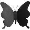 Crearreda Sagome adesive 3D farfalle nere