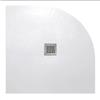 - Piatto doccia semicircolare Newstone 90x90 cm bianco