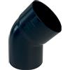 - Curva pluviale in PVC Marley First Plast antracite 45° ø 80 mm