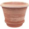 - Vaso rotondo Firenze in terracotta 30 cm