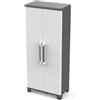 Terry Armadio Terry a 2 ante con 3 ripiani modulabili grigio