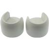 - Supporto parete Ø 28 mm legno bianco