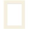 - Passepartout pretagliato avorio 30x40 cm foro 20x30 cm