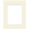 - Passepartout pretagliato avorio 24x30 cm foro 15x20 cm