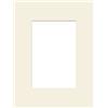 - Passepartout pretagliato avorio 18x24 cm foro 10x15 cm