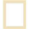 - Passepartout pretagliato beige 40x50 cm foro 30x40 cm