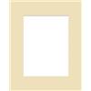 - Passepartout pretagliato beige 24x30 cm foro 15x20 cm