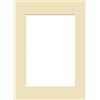 - Passepartout pretagliato beige 13x18 cm foro 9x13 cm