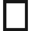 - Passepartout pretagliato nero 40x50 cm foro 30x40 cm