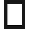 - Passepartout pretagliato nero 13x18 cm foro 9x13 cm