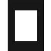 - Passepartout pretagliato nero 21x29,7 cm foro 13x18 cm