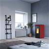 Invicta Stufa a pellet ventilata ermetica Invicta Teramo Plus 17,2 kW rosso