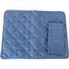 - Completo tovaglietta e tovagliolo in cotone azzurro