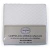 - Copri cuscino in spugna con cerniera 52x82 cm 2 pz bianco jacquard