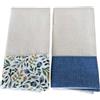 - Coppia strofinacci in cotone a nido d`ape Gioia 50x70 cm 2 pz