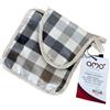 - Coppia presine Alba 18x18 cm bianco e grigio 2 pz