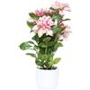 NO BRAND Dalia artificiale in vaso 45x57 cm rosa
