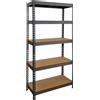 - Scaffale modulare 5 ripiani in metallo per carichi pesanti 180x90x40 cm