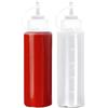 - Dispenser dosatore per condimenti e salse con tappo antigoccia 2 pz