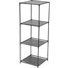 Compactor Scaffale modulare plastica Shelvy 3 scomparti nero 34,5x34,5x104 cm