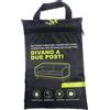 - Copertura divano 2 posti Oxford PU 210D 155x95x70 cm nero