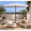 - Ombrellone da giardino palo centrale Garden Friend 2x3 m bianco