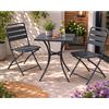 - Salotto da giardino Garden Friend Bistrot acciaio antracite 2 posti