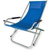 - Sdraio da giardino basculante Garden Friend Elba Alluminio e PVC blu