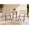 - Salotto da giardino Garden Friend Maui polyrattan naturale 2 posti
