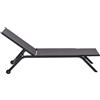 - Lettino con ruote Garden Friend Cora in acciaio antracite