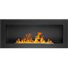 - Camino a bioetanolo parete/incasso Divina Fire Lucca 2,5 kW L90xP12xH40 cm nero