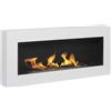 - Camino a bioetanolo parete Divina Fire Siena 2,5 kW L90xP12xH40 cm bianco