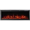 - Caminetto elettrico parete/incasso Divina Fire Chicago130 1500 W L127 cm nero