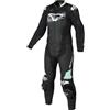 Macna Tuta Moto Divisibile Donna Macna Blitz 2pc Verde / Bianco