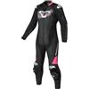 Macna Tuta Moto Intera Donna Macna Blitz 1pc Nero / Rosa