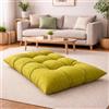 HAPPYRELAX - Cuscino per Cani Taglia Media Piccola in Policotone Fresco e Resistente Lavabile (115x75cm, h19cm) Cuccia Cane Interno Imbottita in Fiocco di Poliestere, Made in Italy (Verde Menta)
