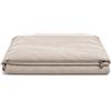 Dorian Home - Cuccia Cane Interno Taglia Grande, Media e Piccola - Cuscino Cane e Gatto Sfoderabile e Lavabile, Extra Imbottito e Morbido (Beige, 60 x 60 cm, Solo Fodera)