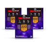 3M Fogli abrasivi di precisione Pro Grade più veloci, fondo antiscivolo, diverse grana 220/320/400, 23 cm x 28 cm, 3 fogli ciascuno, 9 in totale