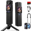 SJCAM C300 Vlog Camera(64GB) Action Cam 4K 6 Assi 7H 154° 30M Nero Doppio