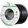 Deltaco TP-49F cavo di rete Nero 100 m Cat6 F/UTP [FTP] (DELTACO TP-49F - bulkka